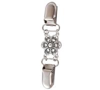 Épinglette florale rétro avec motif floral complexe | Alliage robuste avec clip sécurisé pour un style tout au long de l'année dans des tenues décontractées et des accessoires de