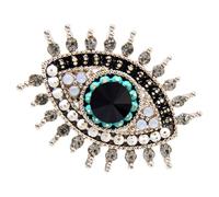 Épinglette Œil Maléfique Broche Décorative Métal Fête Halloween | Broche Élégante, Légère et Résistante à Rouille, Accessoire Femme pour Costume et Décoration