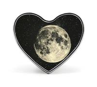 Épinglette illuminée par des étoiles, broche en métal en forme de cœur de 2,5 cm, légère, bords lisses, broche polyvalente pour chemises, vestes, sacs et cadeaux pour amis, famille