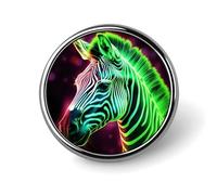 Épinglette musée du Louvre à Paris, broche légère et tendance, accessoire personnalisé pour vêtements, Circular, Aluminium, Pas de gemme