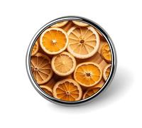 Épinglette musée du Louvre à Paris, broche légère et tendance, accessoire personnalisé pour vêtements, Circular, Aluminium, Pas de gemme