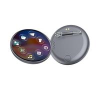 Épinglette numérique - Avec écran tactile magnétique lumineux - Pour les fans de football, les adolescentes, les festivals et les concerts