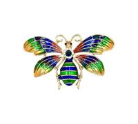 Épinglette papillon rétro avec broche décorative en alliage design coloré pour la décoration de vêtements et une utilisation pratique, accessoire vintage