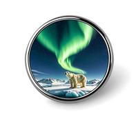 Épinglette pour homme et femme - Insigne rond en métal intéressant pour chemises, vestes, chapeaux | Accessoire de mode durable et cadeau pour hommes, femmes, événements, Circular, Aluminium, Pas de