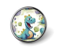 Épinglette pour homme et femme - Insigne rond en métal intéressant pour chemises, vestes, chapeaux | Accessoire de mode durable et cadeau pour hommes, femmes, événements, Circular, Aluminium, Pas de