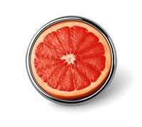 Épinglette pour homme et femme - Un badge rond en métal marron pour chemises, vestes, chapeaux | Accessoire de mode durable et cadeau pour hommes, femmes, événements, Circular, Aluminium, Pas de gemme
