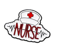 Épinglette professionnelle pour professionnels de l'hôpital - Lettre anglaise créative en alliage émaillé - Accessoire cadeau - Jolie broche émaillée de la série hôpital, One Size, Comme décrit