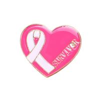 Épinglette Ruban Rose Octobre Rose Broche Émail Doré Modèles Variés Sensibilisation au Cancer du Sein Accessoire Bijoux à Épingle de Sûreté Cadeau Caritatif Manifestation Campagne de Sensibilisation