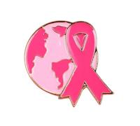 Épinglette Ruban Rose Octobre Rose Broche Émail Doré Modèles Variés Sensibilisation au Cancer du Sein Accessoire Bijoux à Épingle de Sûreté Cadeau Caritatif Manifestation Campagne de Sensibilisation