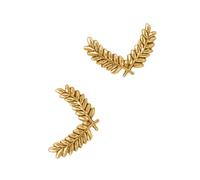 Épinglette tendance en forme de blé faite à la main en alliage - Accessoires élégants pour vestes, châles - Bijoux minimalistes unisexes, taille unique, Comme décrit