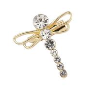 Épinglette tendance et sophistiquée en forme de libellules avec des motifs d'huile qui coule - Accessoire contrasté pour fête, costumes, épingles de collection, One Size, Comme décrit