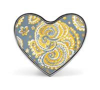 Épinglette vintage en métal léger et durable en forme de citrouille fantôme, badge rond tendance en forme de cœur pour chemises, vestes, chapeaux, forme d'amour, aluminium, sans pierre précieuse, Love