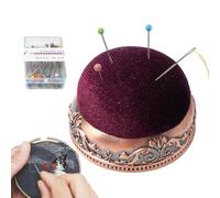 Épinglettes à coudre et ensemble de - pour goupille Vintage, roulement avec forme de moitié et base en métal, forme de moitié vintage à base de métal | Coussins pour la maison pour couture PE