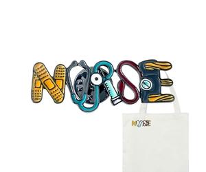 Épinglettes avec lettres Alphabet | Charm pour sac à main au design esthétique et décoratif | Épinglettes originales en forme de lettre style infirmier, pour sac à dos fourre-tout rendez-vous fête et