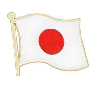 Épinglettes de drapeau en alliage pour événements internationaux et échanges culturels, avec des designs robustes, épingle de drapeau à revêtement Vintage