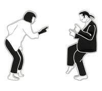 - Épinglettes de film culte, Klein, Métal non précieux