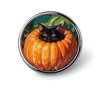 Épinglettes de revers en forme de chat noir rétro de 2,5 cm pour costumes, broches drôles pour hommes et femmes, badges vintage pour sacs, vestes, sacs à dos, chapeaux, boutons, collection, cadeaux