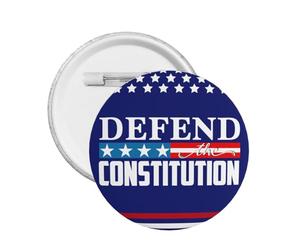 Épinglettes « Défendons la Constitution » 4 juillet 86 47, Épinglette « Sauvez la démocratie », Badge rond anti-47 pour vêtements ou sac