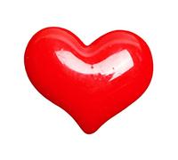 Épinglettes en forme de cœur de dessin animé rouge en forme de cœur - Broche de décoration de bijoux pour la Saint-Valentin pour écharpe, manteau - Broche en résine rouge - Accessoires de bijoux, As