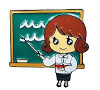 Épinglettes & Épinglettes Femme Broche Enseignant Épinglette Épinglette Décorative Esthétique Métal Broche de Noël Clip de Chemise Élégant Broche pour R