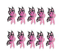 Épinglettes officielles de sensibilisation au cancer du sein Broche ruban Espoir pour femmes filles événements caritatifs événements publics et sociaux Ruban, 10 ch, taille unique