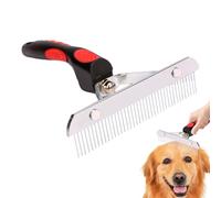 Épingleur Pour Sous-Poil, Brosse Anti-Perte de Poils, Peigne à Dents en Acier Inoxydable, Démêloir pour Chiens et Chats, Accessoire pour Animaux