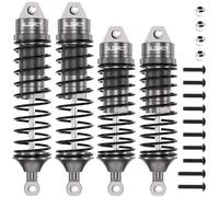 EPINON Amortisseur d'huile RC en aluminium réglable avant et arrière pour Traxxas Slash 2WD Rustler Stampede Raptor R 4X4 Slash Tuyaux 4X4 VXL Stampede Bandit Rustler 1/10 pièces de mise à niveau