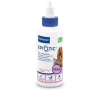 Epiotic Nettoyant d'oreille pour Chiens et Chats | Nettoie et désodorise | Antibactérien et antifongique | Élimine la saleté et la Cire | Flacon de 60 ML