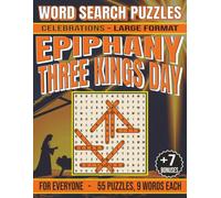 Epiphany (Three King's Day) - Word Search Puzzles: Screen-Free! Challenging Activity Book for All Ages