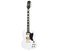 Epiphone SG Custom Alpine White - Modèle à Double Pan Coupé