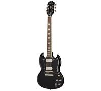 Epiphone SG Standard EB Ebony - Modèle à Double Pan Coupé