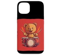 Épique batterie solo avec cet ours en peluche à bascule Coque pour iPhone 13