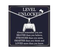 EPIRORA Cadeau de joueur de jeu pour garçon, cadeau de Noël, d'anniversaire, pour homme, fils, frère, petit-fils, neveu, adolescent, garçon, collier pour homme