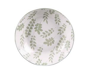 EPISIA Assiette calotte en porcelaine D20 Sauge TABLE PASSION SC