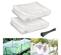 Episkey 2 Filets Anti Insecte, 2.5 m x 5 m Filet de Protection Jardin, Filet Anti Insectes Potager, Filet Anti Oiseaux Moustique Pigeon, Maille pour la Protection Plantes, Fleurs, Légumes et Fruits