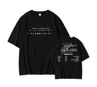 Episode 1: Zero Frontier T-Shirt 2026 Support Tee-Shirt Imprimé en Coton Chemise Unisexe(Black,XL)