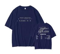 Episode 1: Zero Frontier T-Shirt 2026 Support Tee-Shirt Imprimé en Coton Chemise Unisexe(Blue,3XL)