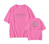 Episode 1: Zero Frontier T-Shirt 2026 Support Tee-Shirt Imprimé en Coton Chemise Unisexe(Pink,M)