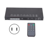 éPisseuse VidéO à Interface MultiméDia Hd à 4 Ports, 4k à 30hz, 300mhz, 1x4, ContrôLeur Mural VidéO Led Pour ConféRence, Prise 100 à 240vus