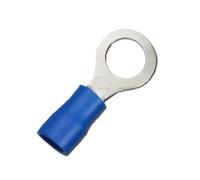 Épissure à sertir ronde circulaire, borne de fil de presse à froid en PVC RV1.25-4 RV2-3 RV2-4 RV3.5-4 RV5.5-4, bornes à anneau 50 pièces(Blue,2 * 3)
