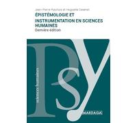 Epistémologie Et Instrumentation En Sciences Humaines
