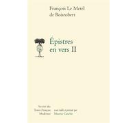 Épistres en vers - François Boisrobert - Societe Des Textes Francais Modernes - broché - Roman