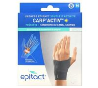 Epitact Carp'Activ Orthèse Poignet Souple d'Activité Préserve Syndrome du Canal Carpien Droite Taille M 1 unité