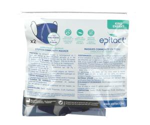 epitact® MASQUES COMMUNITY EN TISSU Masque(S) Pour Le Visage 2 pc(s)