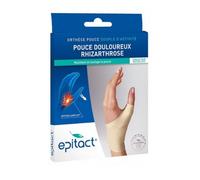 Epitact Orthèse pouce Rhizarthrose - Proprioceptive souple - Main droite Taille L