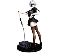 Epitome 2Byorha Figurine de dessin animé n°2 de type B Figurine de personnage d'aventure 2B posture debout Modèle Ornements de bureau Collection Cadeaux pour les fans