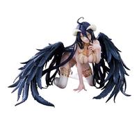 Epitome Albedo Figurine Overlord Anime Figure Manga Girl Modèle Genouillère Statue Albedo en PVC 15 cm Décoration de bureau Collection Cadeaux pour les fans
