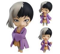 Epitome Asagiri Gen Figurine Dr Stone Anime Version Q Accessoires interchangeables Statue personnage de dessin animé Modèle PVC Objets de collection Ornements de bureau Cadeaux pour les fans