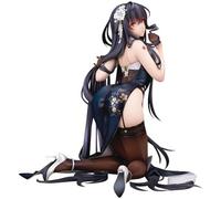 Epitome Azur Lane Figurine d'anime IJN Azuma - Position agenouillée - Modèle de personnage Cheongsam - 17 cm - Statue en PVC - Décoration de bureau - Cadeau pour les fans
