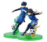 Epitome Blue Lock - Figurine d'anime Aciton Seishiro Nagi/Isagi Yoichi en PVC - Décoration de bureau, collection souvenir, cadeau pour les fans (style B)